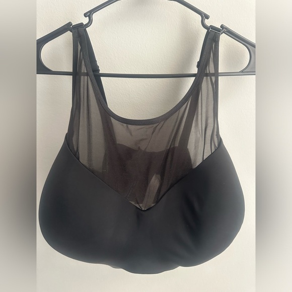 CASIQUE Sheer Mesh Bra Black Size 44DD - Picture 2 of 6
